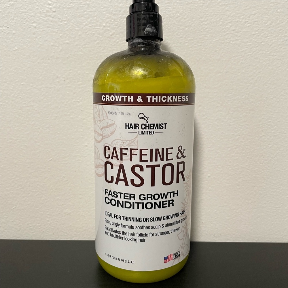 Hair Chemist Limited Caffeine & Castor Faster Growth Conditioner NEW Bath Unisex